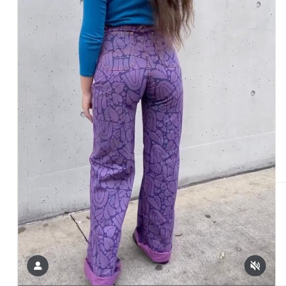 JUDI ROSEN Joan Jean / Violet Reishi 36" - Picture 2 of 5